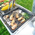 thumbnail image 5 of BBQ Pan Grill Plate Food Grade Stainless Steel Rust Resistant Frying Pan Non-Stick Grill Plate Portable Griddle Griddle, 5 of 5
