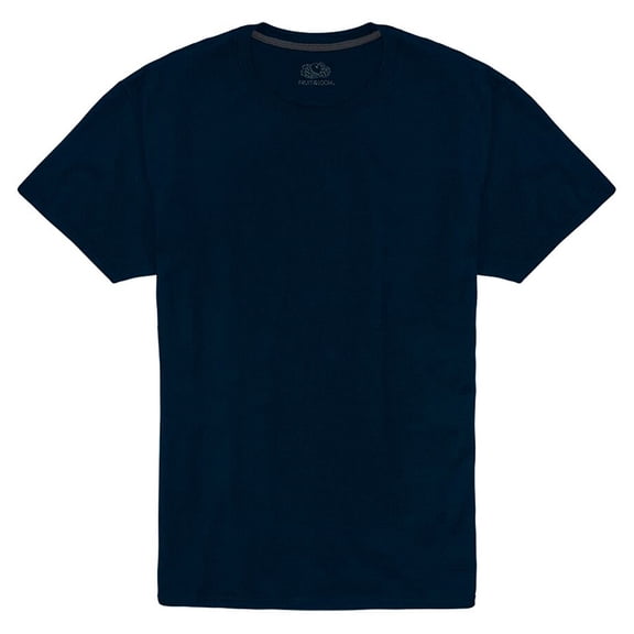 Playera Fruit of the Loom para Hombre,Manga Corta Cuello Redondo, Azul, Talla G