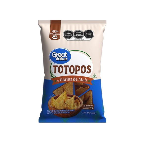 GREAT VALUE TOTOPO FRITO 280G