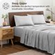 thumbnail image 2 of Juego de fundas de almohada Bare Home Premium 1800 cierre tipo sobre estándar gris nube 2 unidades, 2 of 6