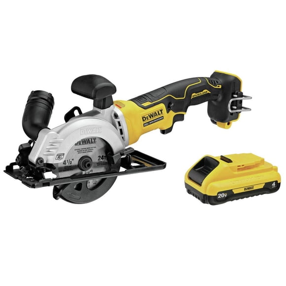 Sierra circular DEWALT DCS571B ATOMIC 20V MAX con batería de 4Ah