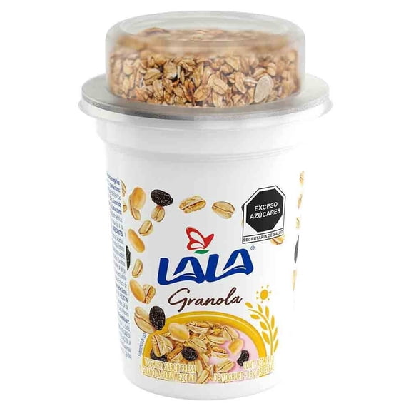 Yogurt batido Lala fresa con granola 190 g