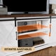thumbnail image 5 of Soporte para TV,150 cm Centro de Entretenimiento Mueble de TV Moderno con Estantes de Almacenamiento y Puertas Corredizas,Mesa Consola de TV,Muebles Multimedia para Sala de Estar, 5 of 8