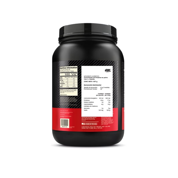 Imagen 8 de Proteína en polvo ON Gold Standard 100% Whey Sabor Vainilla 2LB Optimum