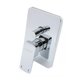 thumbnail image 2 of Juego de Baño Rubinett 6 piezas Regadera cuadrada 25cm Monomando con desviador, 2 of 6
