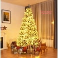 thumbnail image 4 of Árbol de Navidad Nevado Artificial 1.8 m con Base Metálica, Decoración Navideña Realista, 4 of 5