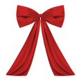 thumbnail image 1 of Lazo Grande Decorativo para Pared Adorno Colgante en Forma de Cinta Gigante Lazo de Poliéster para Fiestas Cinta Decorativa de Tela Resistente y Elegante Adecuado para Celebraciones rojo, 1 of 8