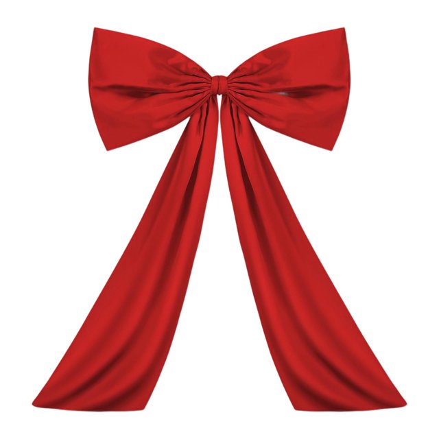 Lazo Grande Decorativo para Pared Adorno Colgante en Forma de Cinta Gigante Lazo de Poliéster para Fiestas Cinta Decorativa de Tela Resistente y Elegante Adecuado para Celebraciones rojo