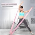 thumbnail image 3 of Bandas elásticas Pilates Bandas elásticas para ejercicio Bandas de entrenamiento de cuerpo completo para el entrenamiento de cadera en sentadilla con glúteos Púrpura Macarena Bucle de ejercicio de bandas de resistencia, 3 of 8