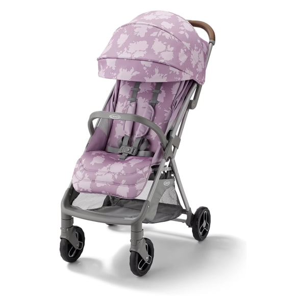 Graco Ready2Jet Compact Stroller – Compact Travel Stroller with Automatic Fold, Lilac Mod