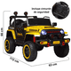 thumbnail image 5 of Montable Electrico Camioneta Para Niños Control Remoto Luz 12v - Amarillo, 5 of 7