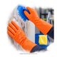thumbnail image 5 of Guantes de látex multiusos QEP color naranja, 5 of 5