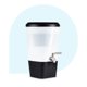 thumbnail image 1 of Ecofiltro Purificador, Dispensador y Filtro de Agua Twist (10 L) Color Negro con Llave de Acero, 1 of 10