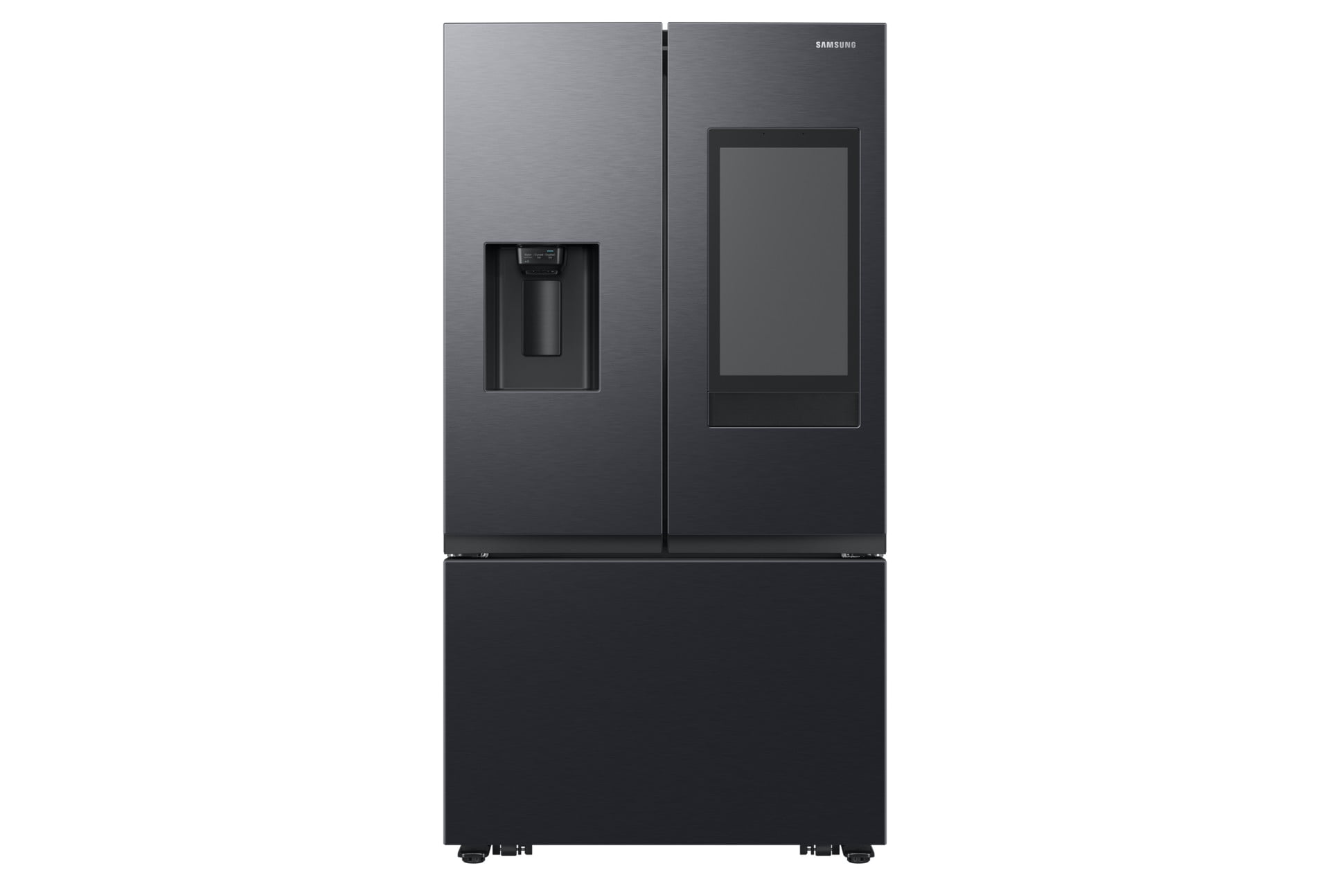 Refrigerador French Door 31 pies cúbicos Despachador Exterior Negro