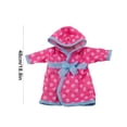 thumbnail image 3 of Juguetes de piscina, juguetes para bebés, juguetes para niños pequeños, chalecos de terciopelo para muñecas de invierno de 18 pulgadas, chaqueta vaquera, conjunto de tres piezas, mono, accesorios de r, 3 of 6