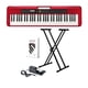 thumbnail image 1 of Teclado Casio Casiotone CT-S200 Portátil de 61 Teclas Paquete Rojo, 1 of 7