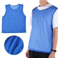 thumbnail image 4 of 12 Chalecos Deportivos para Fútbol Entrenamiento Adultos - Azul Oscuro Jersey Transpirable NikouMX Deportes, 4 of 8