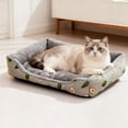 thumbnail image 1 of Cama de peluche para mascotas, cálida y resistente al invierno, para todas las estaciones, para perros pequeños y grandes, para gatos y perros, ideal como regalo de cumpleaños para mujeres, ideal para, 1 of 6