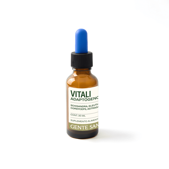 Vitali Adaptógenos 30 ml con Schisandra, Eleuthero, Cordyceps, Astragalus y NAD+ Gente Sana