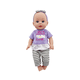 thumbnail image 1 of Juguete Aprendizaje para Niñas Muñeca Bebé con Accesorios violeta Mediano, 1 of 4