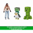 thumbnail image 3 of Paquete de 4 Figuras de Acción Mattel Minecraft Película Mansión del Bosque, 3 of 4