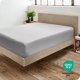 thumbnail image 4 of Sábana Ajustable de Lujo Bare Home Colección 1800 Ultra Suave Bolsillo Profundo Tamaño Twin Gris Claro, 4 of 7