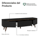 thumbnail image 4 of Mueble Mesa para TV Madesa Reims hasta 80' Negro, 4 of 12