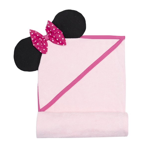 Toallita Minnie CHIQUI MUNDO Minnie; toallita unitalla para bebé; de baño