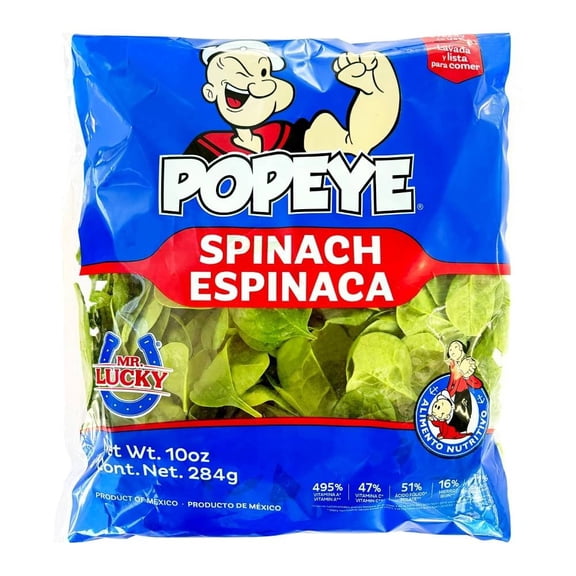 Espinaca Mr. Lucky Fresca Entera Congelada 284 G