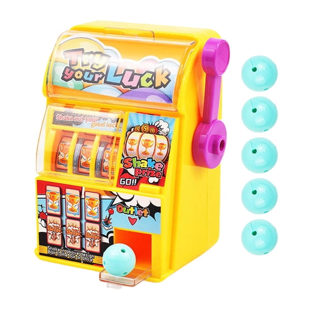 Máquina tragamonedas de juguete Lucky Machine Slot, juego familiar interactivo portátil, juguete para niños, juego de arcade, juguete creativo para