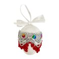 thumbnail image 2 of Colgante de huevo de Pascua con lazo | Decoración colgante de plástico de 6 cm para la búsqueda de huevos de Pascua, artículos de fiesta y rellenos de cestas | Apto para niños, reutilizable en azul,, 2 of 7
