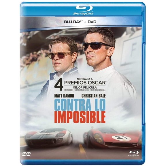 Ford Vs Ferrari Contra Lo Imposible Pelicula BLU-RAY + DVD Warner Bros Blu Ray + DVD