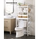 thumbnail image 1 of SONGMICS Mueble para Inodoro, Estante sobre Inodoro, Estantería de 3 Niveles, Estante Ajustable, Blanco Nube, 1 of 6