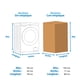 thumbnail image 4 of Lavasecadora LG Carga Frontal 20/10 Kg Blanca WD20EWNTS6P, 4 of 5