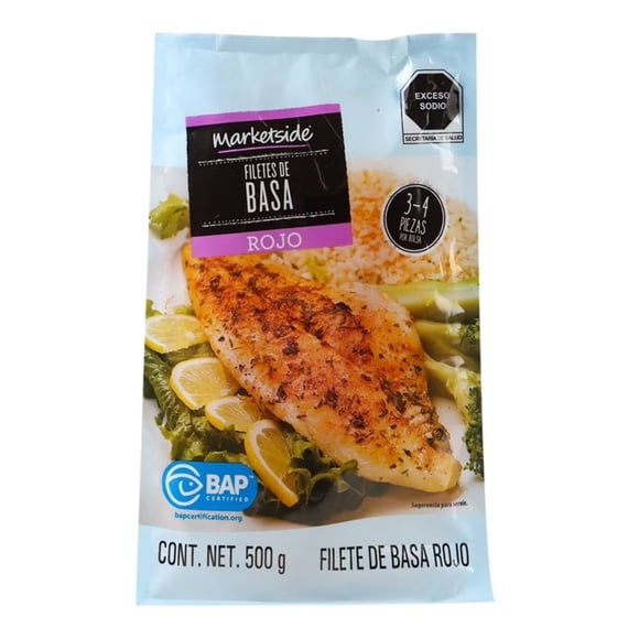 Filete Basa Rojo Marketside 500 g