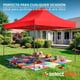 thumbnail image 5 of Carpa Toldo 2x3M Reforzado Plegable Impermeable Facil Armado Y Transporte para Jardín Casa Exterior Uso Rudo Acero Lona (Rojo), 5 of 7