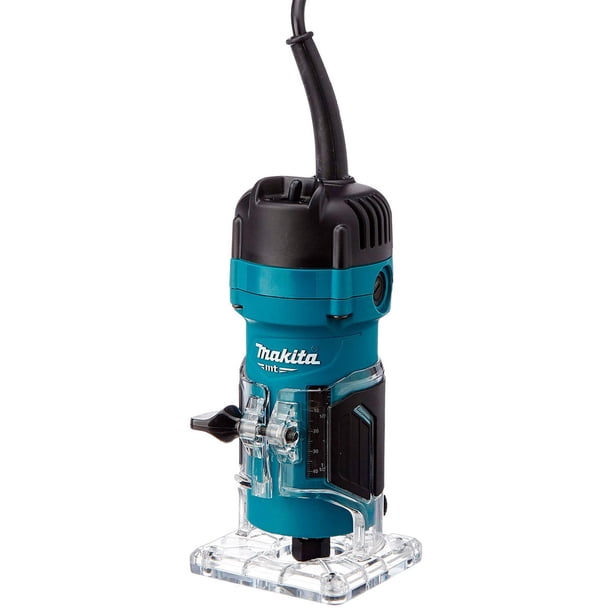 Router Rebajadora de 1/4 In de 530w 35000 RPM M3700B AZUL Makita M3700B