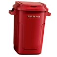 thumbnail image 4 of Cubo de basura de 28 L, resistente, sencillo y versátil, para el hogar, para sala de estar, cocina, oficina y dormitorio. Rojo, 4 of 8