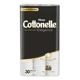 Papel higiénico Kleenex Elegance Cottonelle 30 rollos con 215 hojas dobles c/u