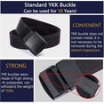 thumbnail image 2 of Men's Belt Women's Military Belt With Plastic Buckle Breathable Work Sports, 2 of 5