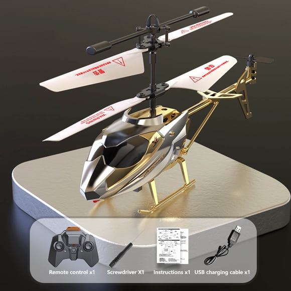 Helicóptero de control remoto 3.5 Carga USB Accidente Modelo de avión de control remoto Juguetes productos de aeronaves