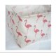 thumbnail image 3 of Cesta de almacenamiento rectangular de flamenco, cesta de almacenamiento plegable, caja de almacenam, 3 of 5