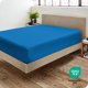 thumbnail image 4 of Sábana Ajustable de Lujo Bare Home Colección 1800 Tamaño Queen Azul Medio, 4 of 7