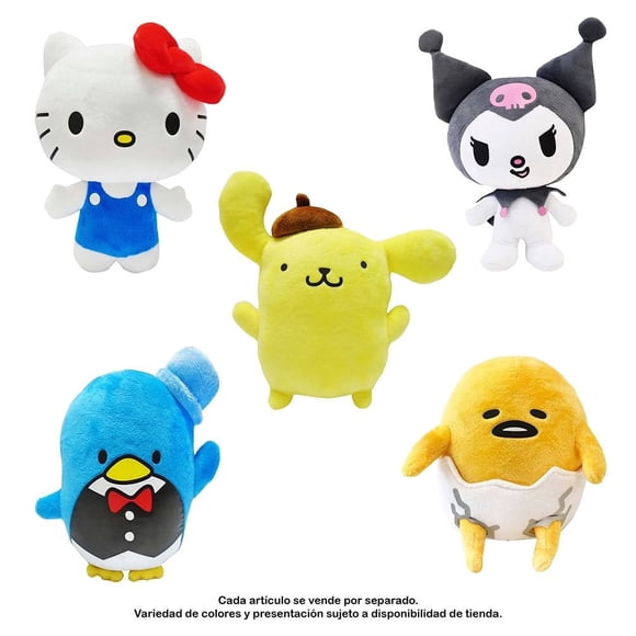 Peluche Hello Kitty Sanrio 7 Pulgadas Varios Modelos 1 pza