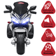 thumbnail image 3 of Moto Eléctrica Deportiva para Niños 3 Ruedas Bluetooth Dos Baterias 6V a partir de 3 Años - Gris, 3 of 8