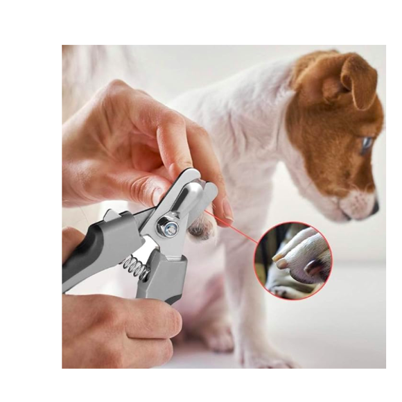 Cortaúñas para Perro y Lima de uñas Xtellar Color plata/Mecanismo de Corte Seguro
