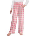 thumbnail image 1 of Pantalones deportivos para niños y niñas, de secado rápido, transpirables, ligeros, con cintura elástica, estilo jogger, color negro, de 4 a 13 años., 1 of 3