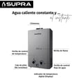 thumbnail image 4 of Calentador de agua instantáneo SUPRA 6 lt/min Gas L.P., 1 servicio BOILEX 6l-GLP, 4 of 8