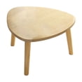 thumbnail image 2 of Mesa triangular curva de madera para sala de estar, mesa de centro triangular curva, mesa de té para balcón, mesa de piso para dormitorio, mesa de alféizar concisa, muebles Anthropologie, decoración d, 2 of 6