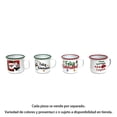 thumbnail image 1 of Taza Prichos Esmaltada con Frases Navideñas, 9 cm x 9 cm x 13 cm, Varios Modelos, 1 Pieza, 1 of 4